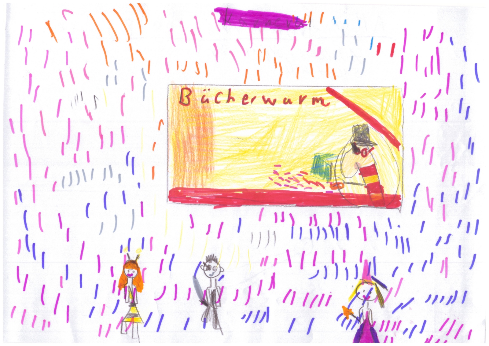 2020 Malwettbewerb Bücherwurmjubiläum_Allya_8 Jahre_